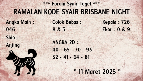 Prediksi Brisbane Night