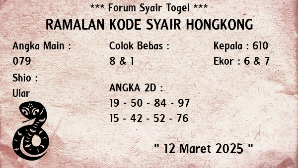 Prediksi Hongkong