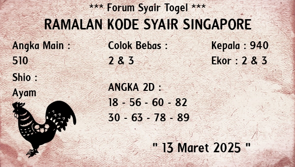 Prediksi Singapore