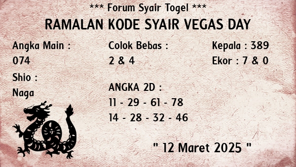 Prediksi Vegas Day