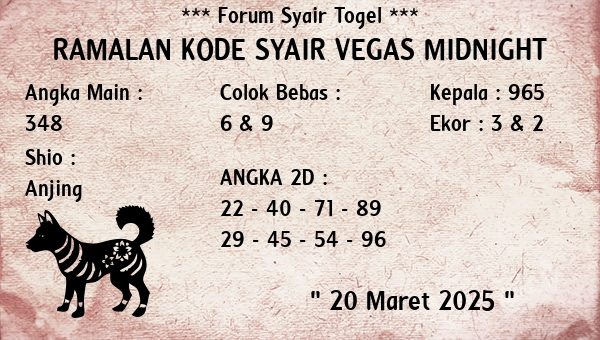 Prediksi Vegas Midnight