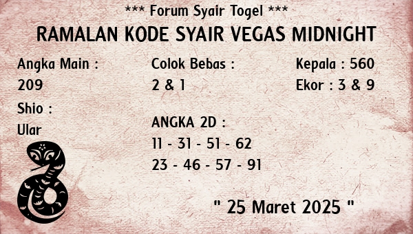 Prediksi Vegas Midnight