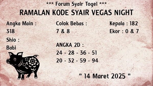 Prediksi Vegas Night