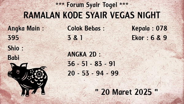 Prediksi Vegas Night